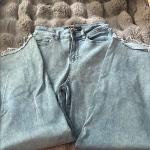 Indigo Rein Light Blue Straight Leg Jeans